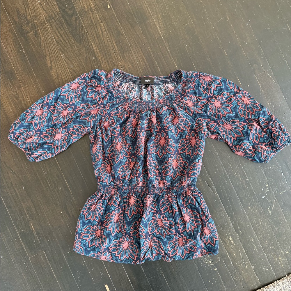 Mossimo Floral Blouse